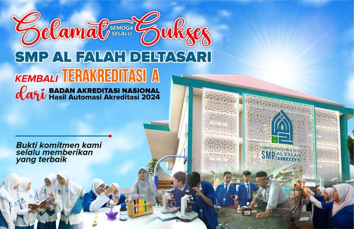 SMP Al Falah Deltasari Sidoarjo Raih Akreditasi A Secara Otomatis dari BAN-PDM