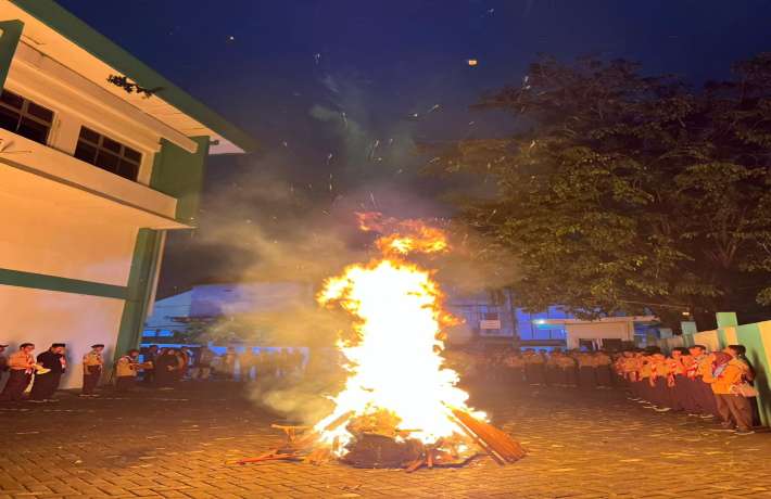 Meriahnya SPELFAD Scout Camp & Lomba Tingkat 1 di SMP Al Falah Deltasari
